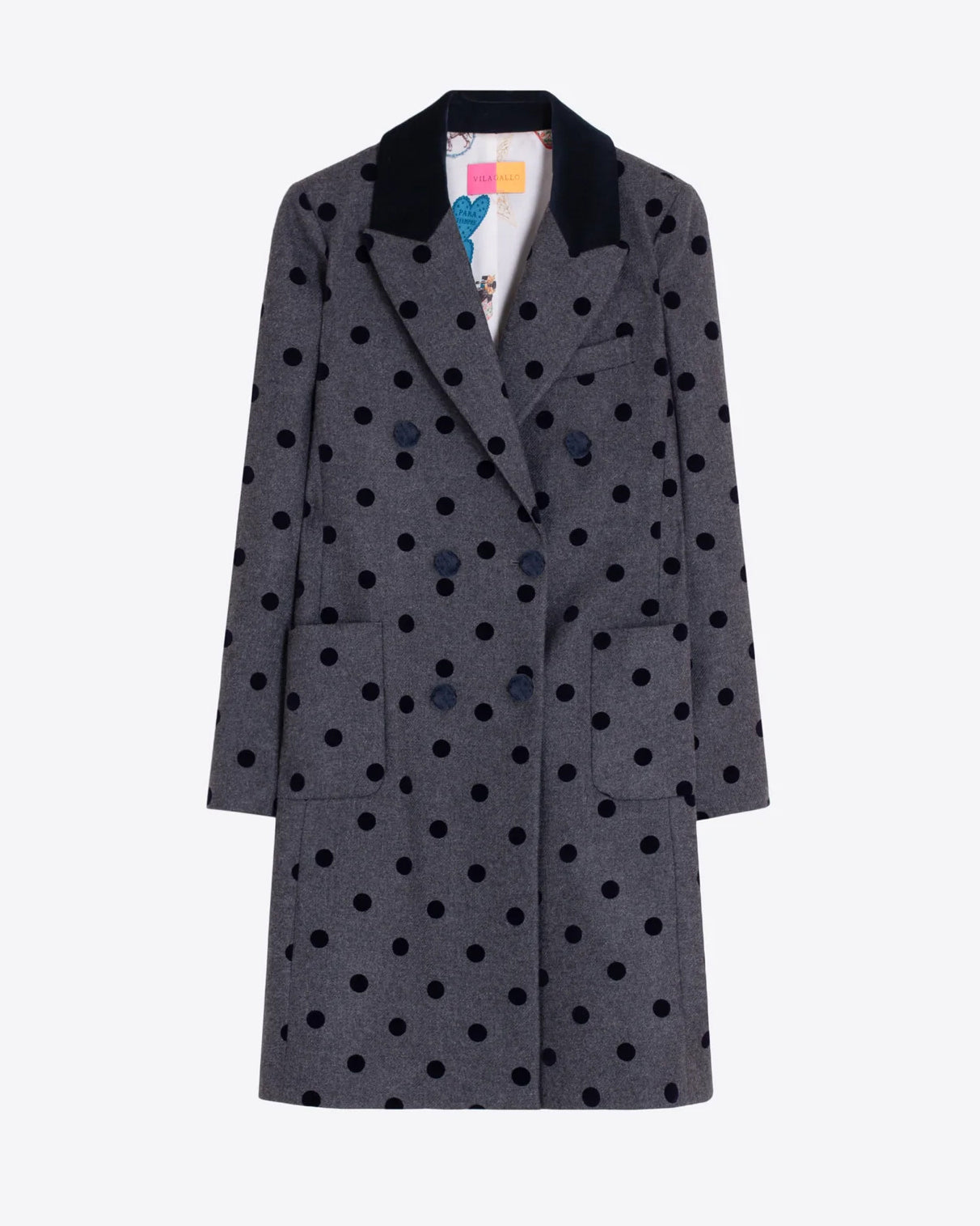 Spot Coat - Grey