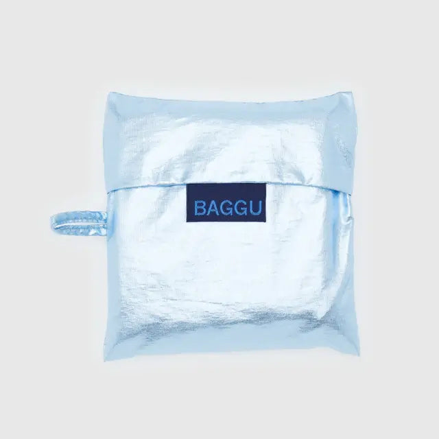 Standard Baggu - Metallic Light Blue