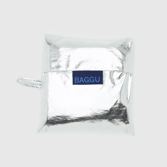 Standard Baggu - Metallic Silver