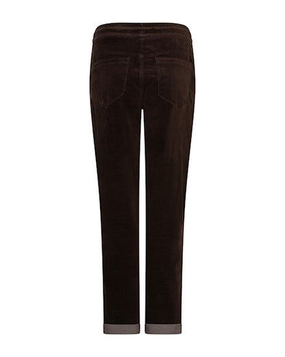 Stella Velvet Trousers - Espresso