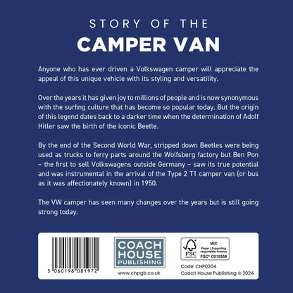 Story Of A Camper Van Book - Hardback Book
