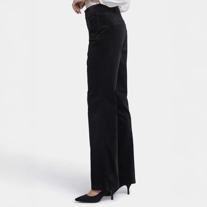 Straight Leg Trouser - Black