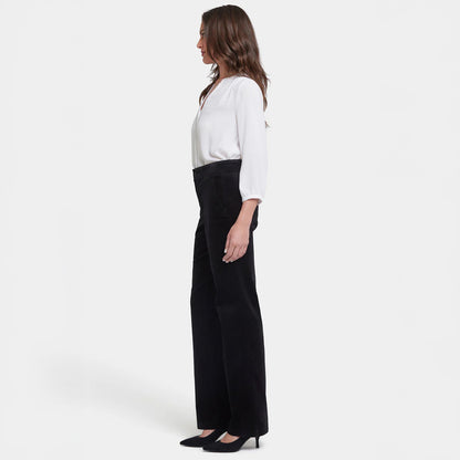 Straight Leg Trouser - Black