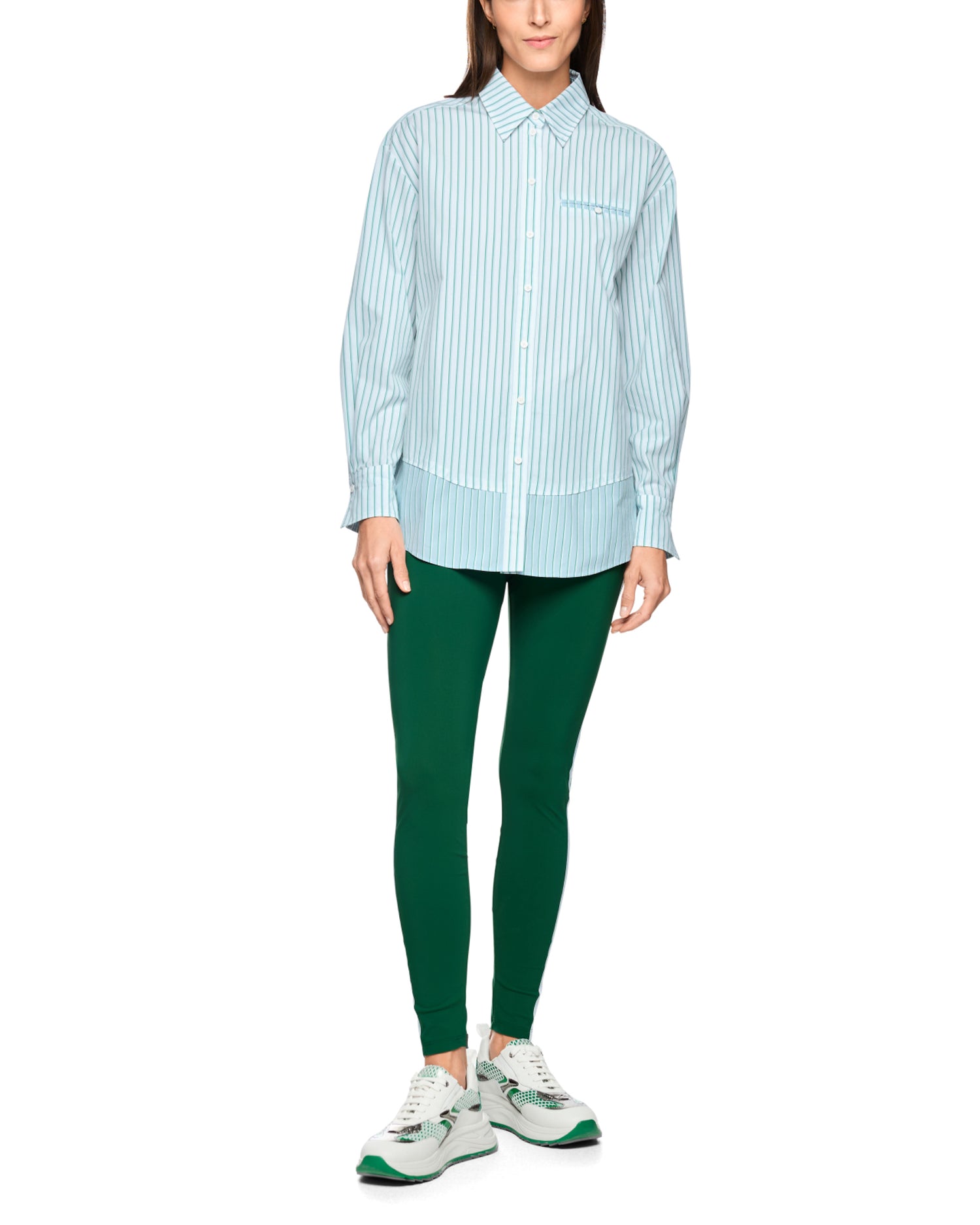 Stripe Shirt - Green Multi