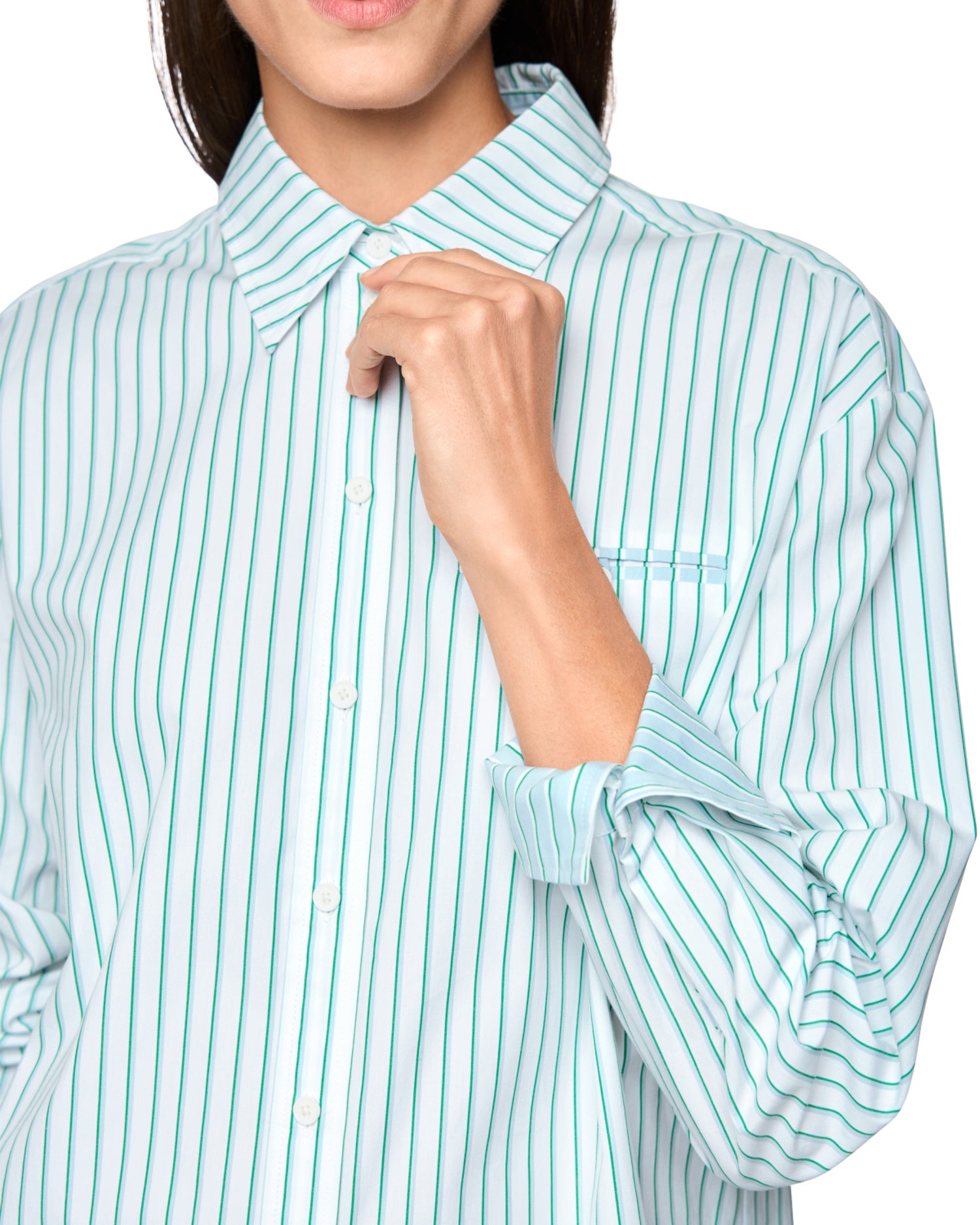 Stripe Shirt - Green Multi