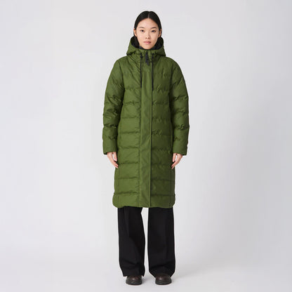 Puddle Puffa Coat - Bronze Green