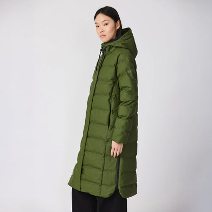 Puddle Puffa Coat - Bronze Green