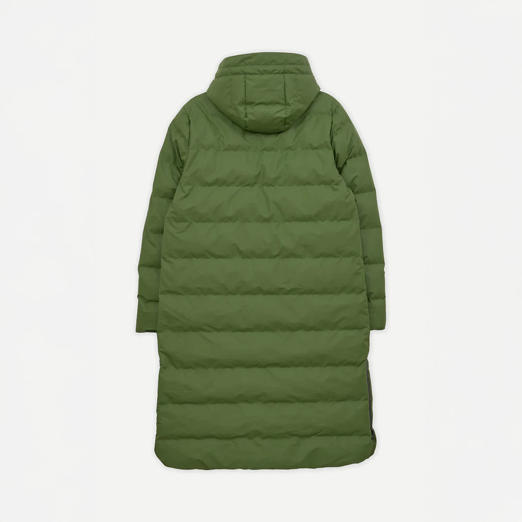 Puddle Puffa Coat - Bronze Green