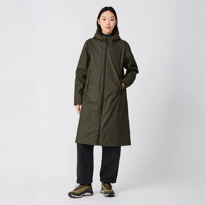 Tormenta Long Rain Coat - Khaki