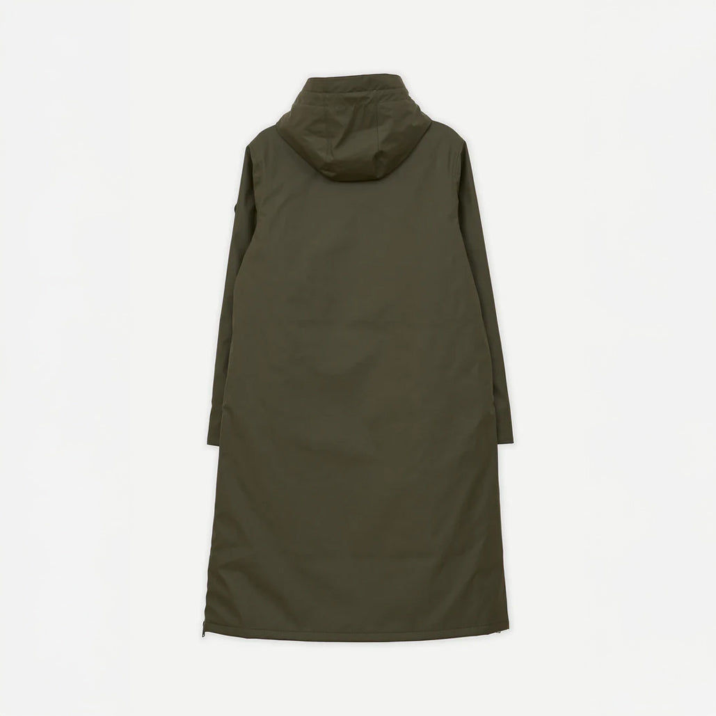 Tormenta Long Rain Coat - Khaki