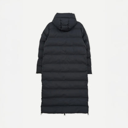 Snestorm Long Side Zip Puffa Coat - Dark Navy