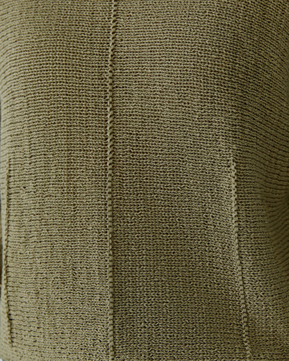 Tape Yarn Jumper - Green Garden