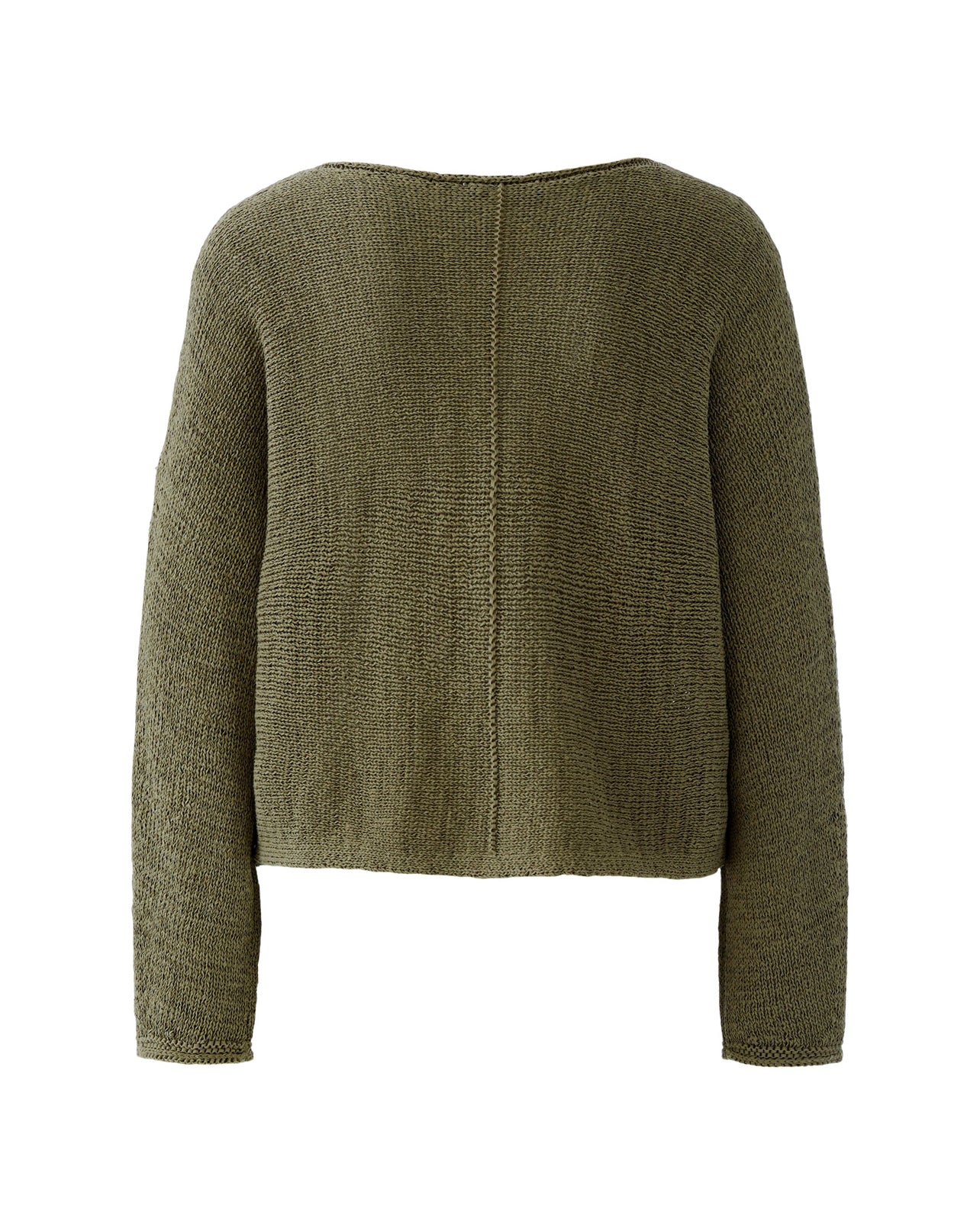 Tape Yarn Jumper - Green Garden