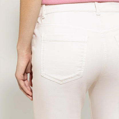 Tapered Leg Jean - Light Cream