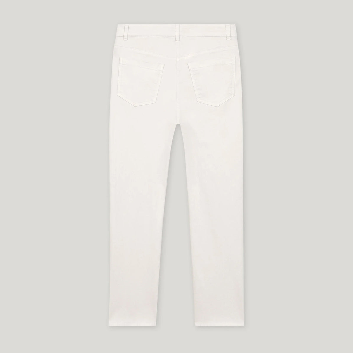 Tapered Leg Jean - Light Cream