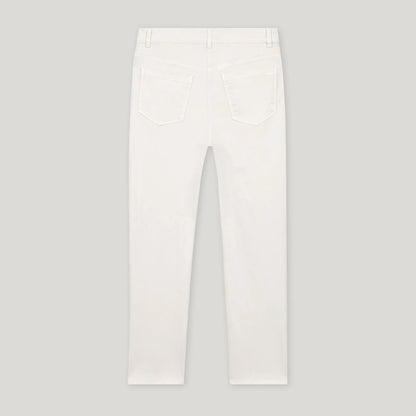 Tapered Leg Jean - Light Cream