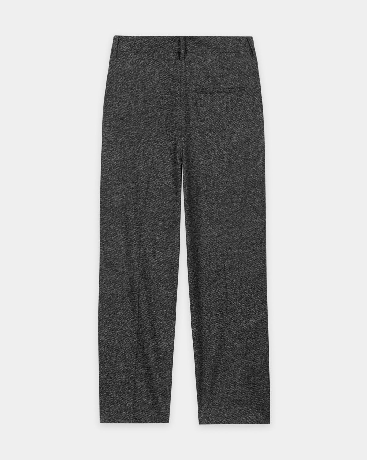 Tapered Punto Milano Trousers - Anthracite