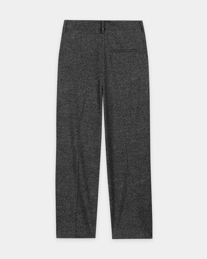 Tapered Punto Milano Trousers - Anthracite
