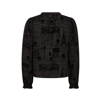 Tazzin Tale Light Blouse - Black