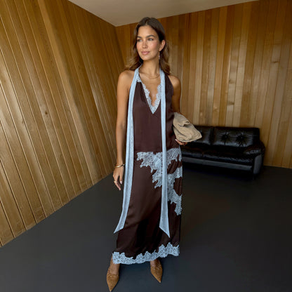 Chocolate Lily Skirt - Brown