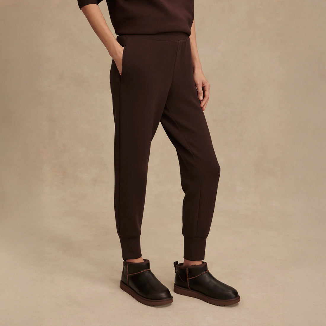 The Slim Cuff Pant 27.5 - Coffee Bean