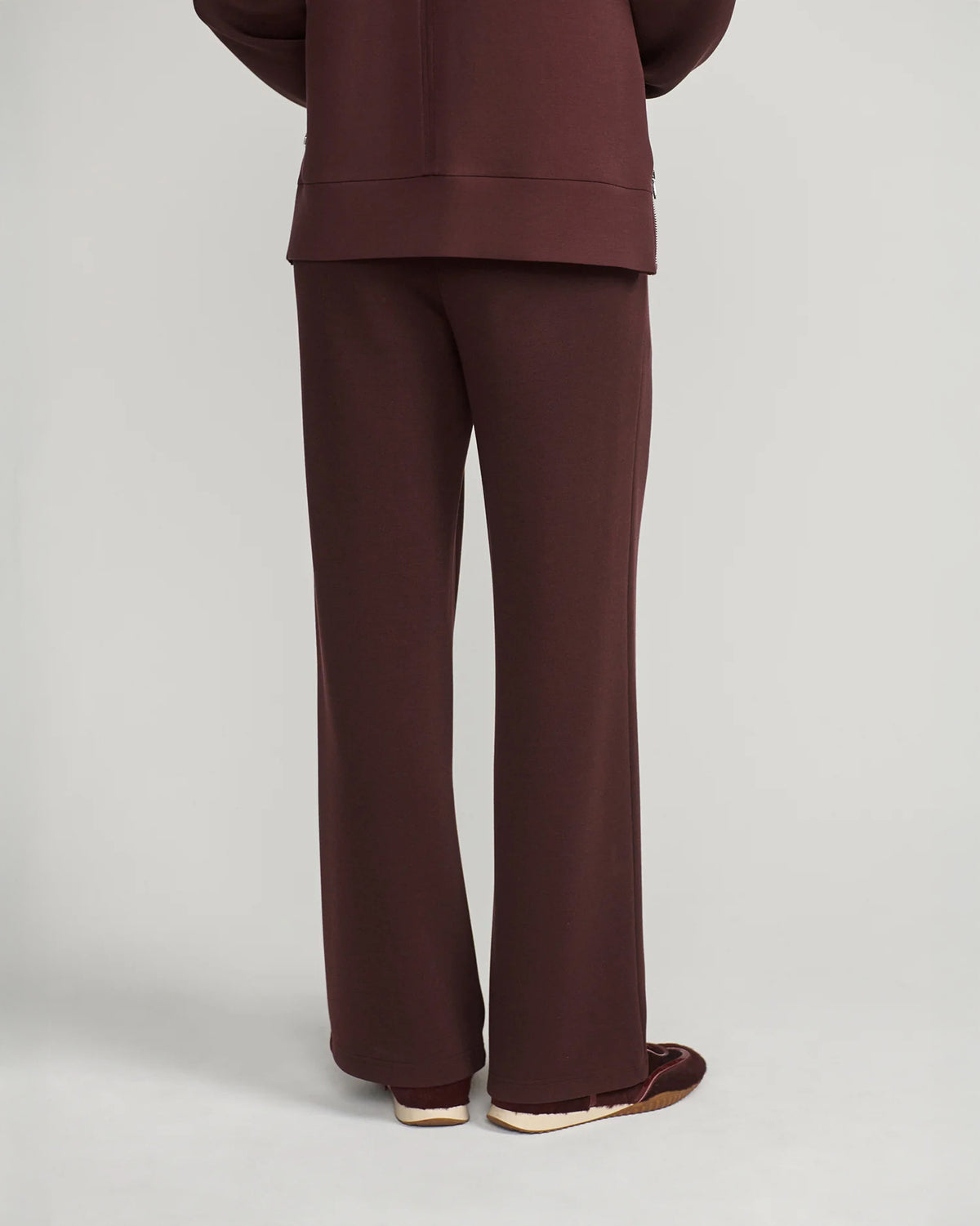 The Wide Leg Pant 30 - Deep Mahogany