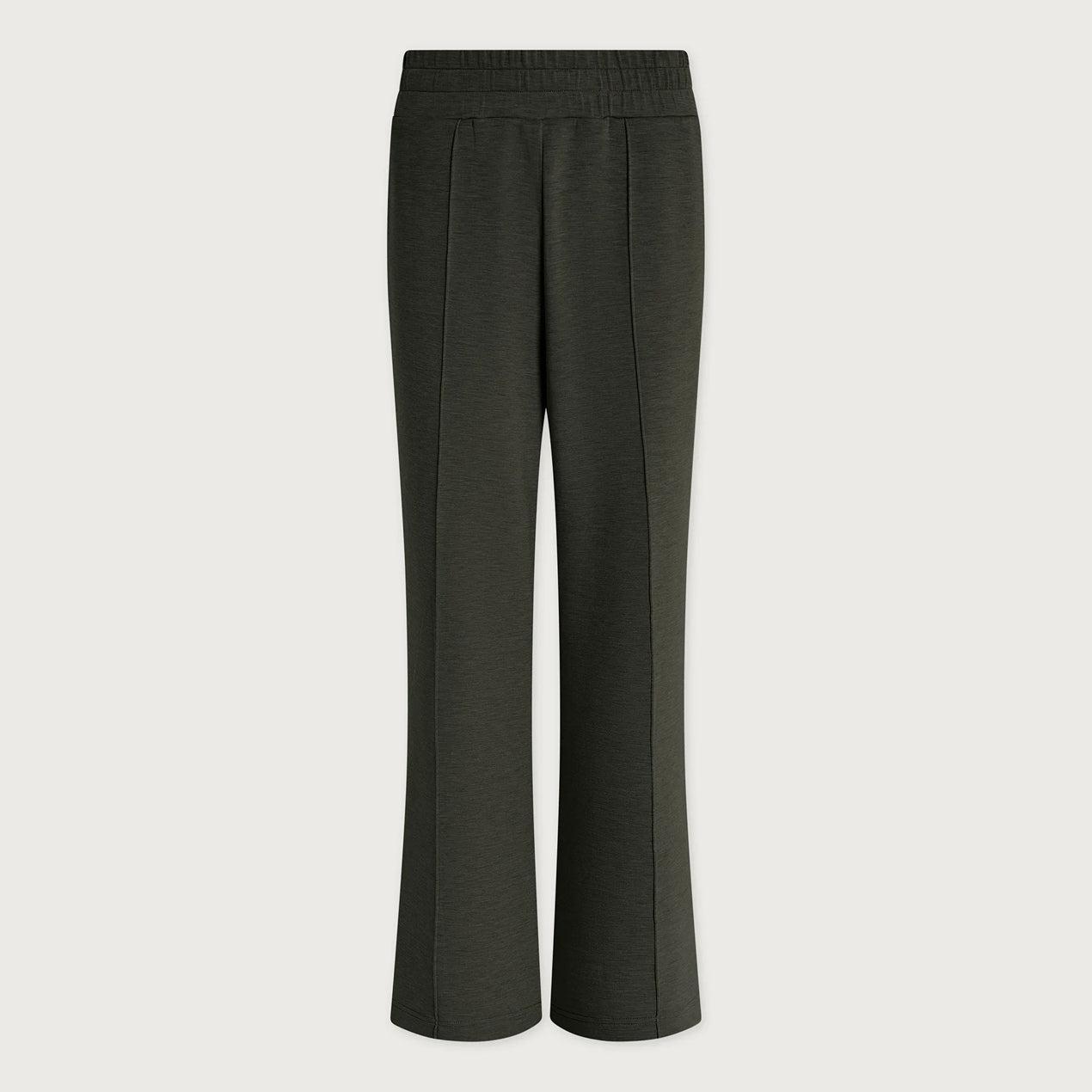 The Wide Leg Pant 30 - Olive Marl