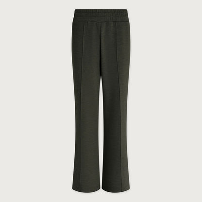The Wide Leg Pant 30 - Olive Marl