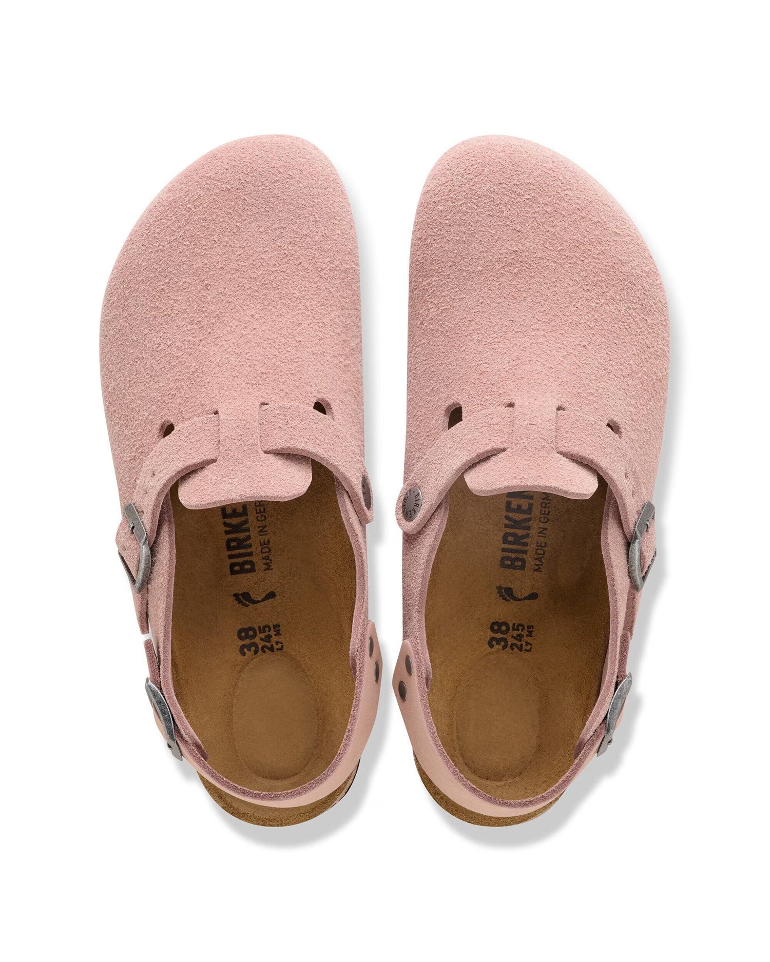 Tokio Suede Leather - Pink Clay