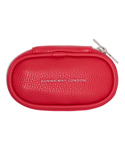 Travel Makeup Brush Set - Red
