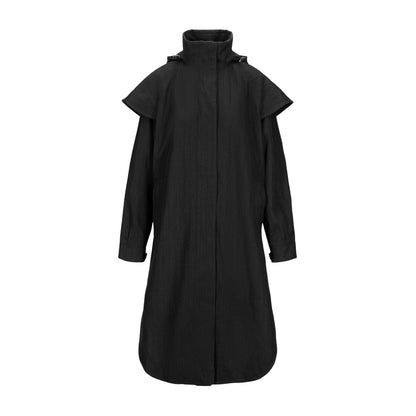 Tyfon Coat - Black Tweed