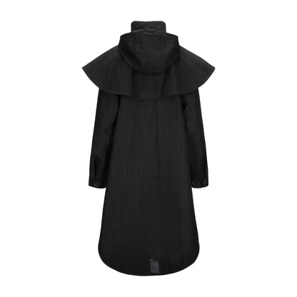 Tyfon Coat - Black Tweed