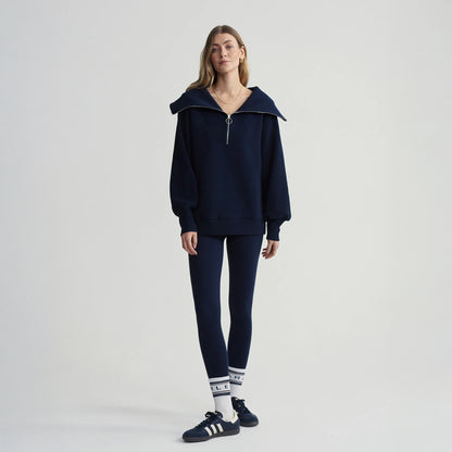 Vine Half Zip - Dark Sapphire