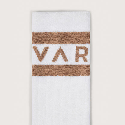 Spencer Sock - Egret / Golden Bronze