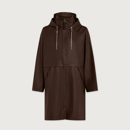 Kirsten Rain Coat - Dark Truffle