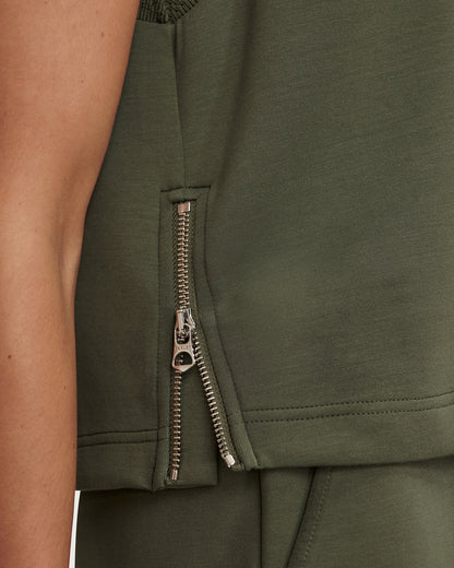 Shea Crop Tank - Thyme