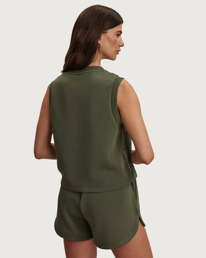 Shea Crop Tank - Thyme