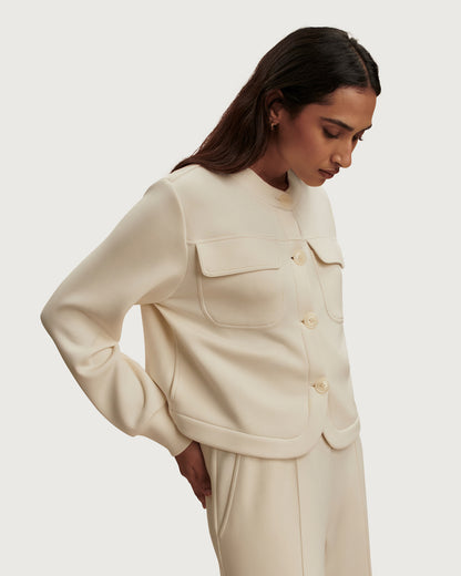 Hartwell Button Through Sweat - Pristine