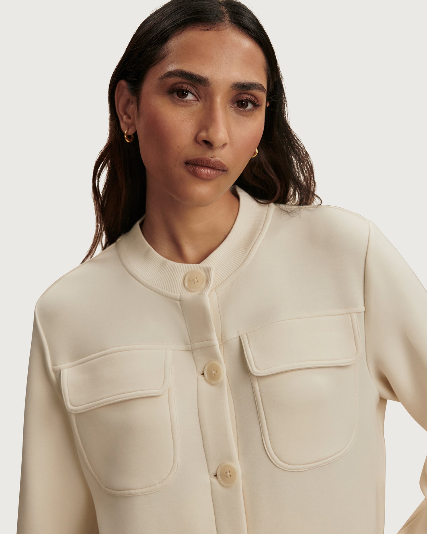 Hartwell Button Through Sweat - Pristine