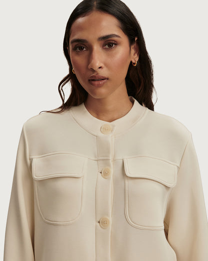 Hartwell Button Through Sweat - Pristine