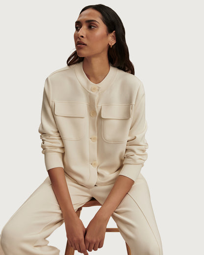 Hartwell Button Through Sweat - Pristine