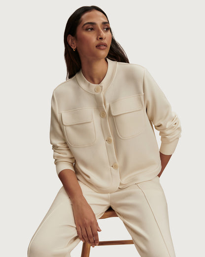 Hartwell Button Through Sweat - Pristine