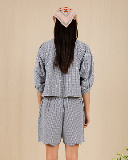 Vida Reversible Jacket - Navy/Lemon Zest