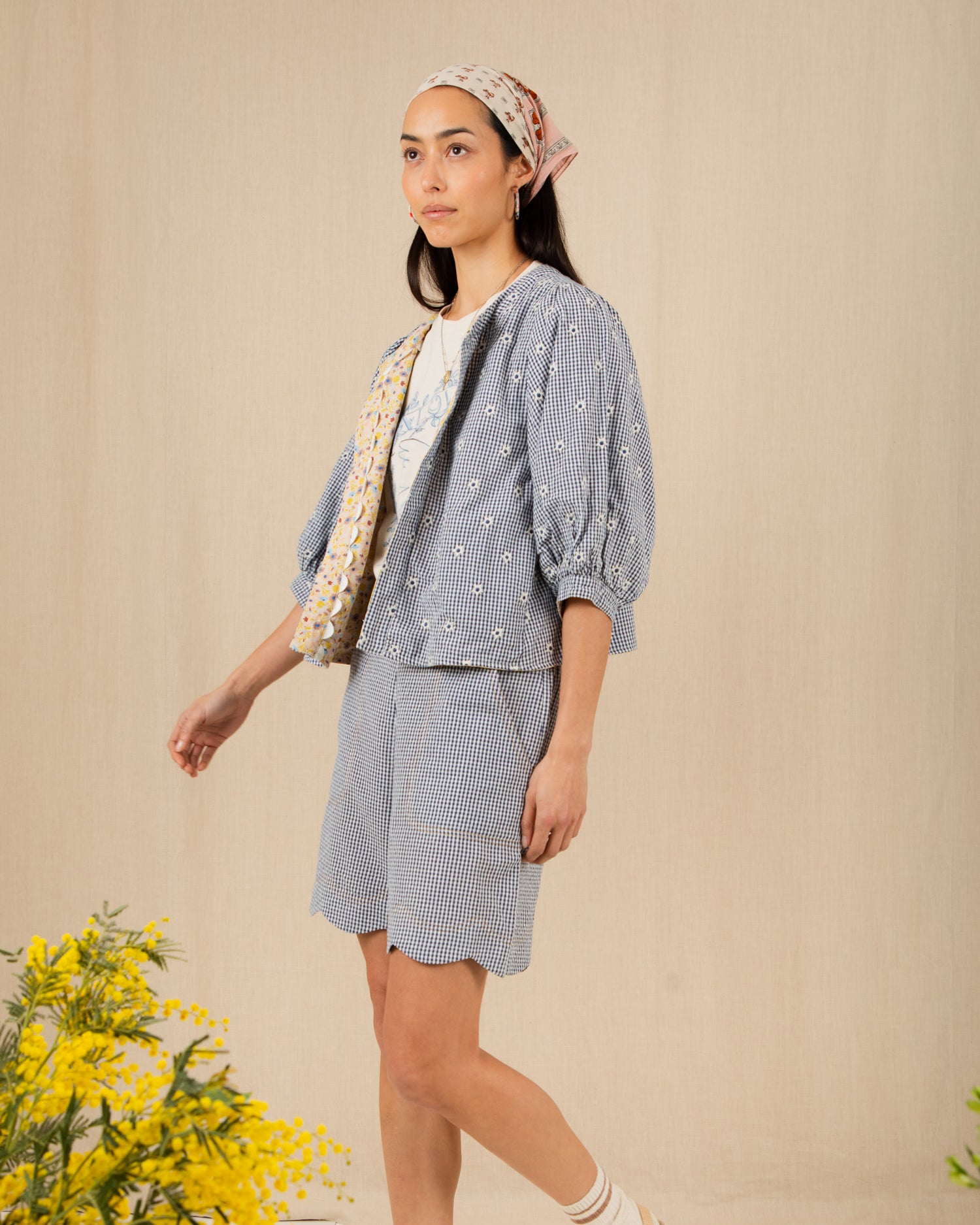 Vida Reversible Jacket - Navy/Lemon Zest