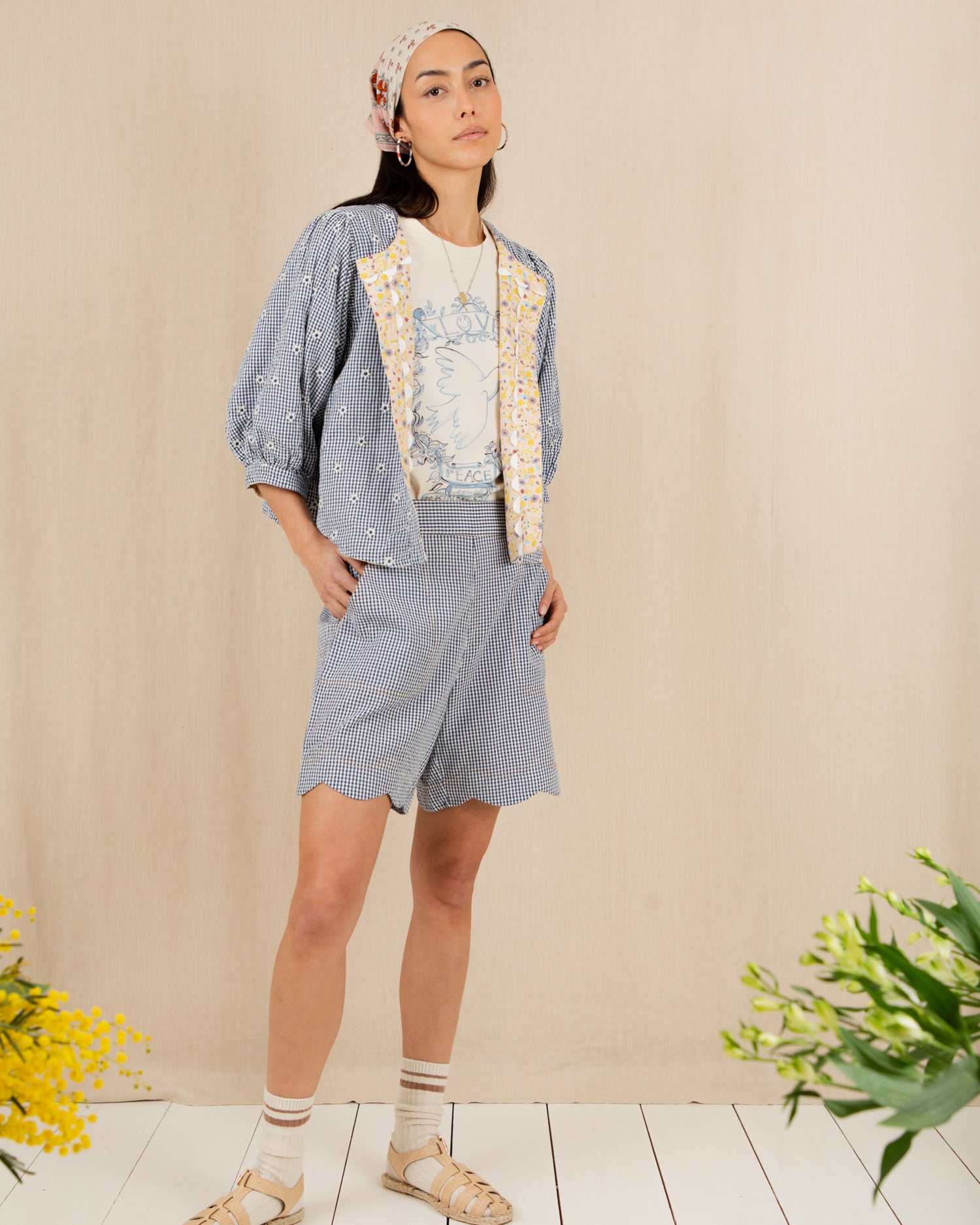 Vida Reversible Jacket - Navy/Lemon Zest