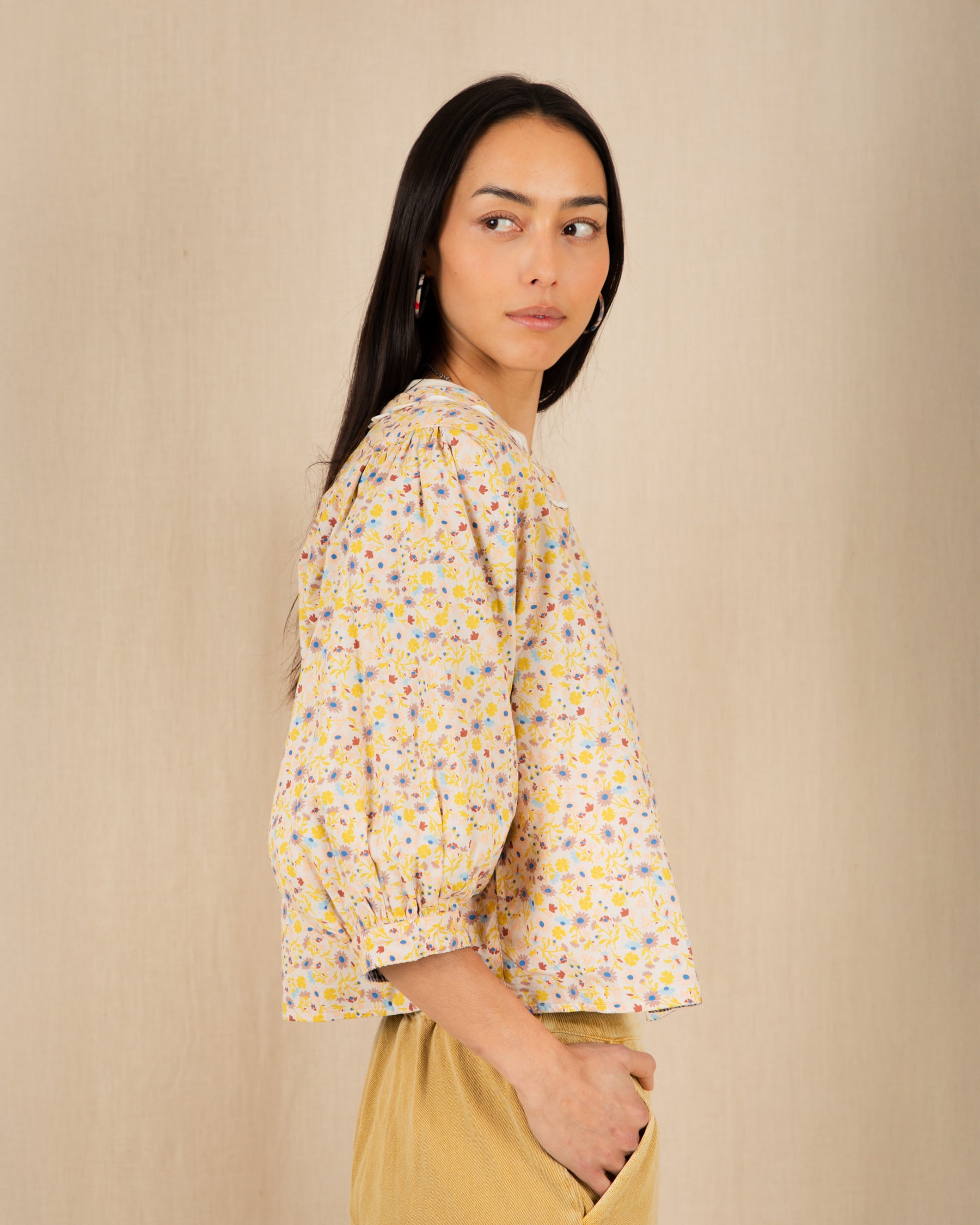 Vida Reversible Jacket - Navy/Lemon Zest