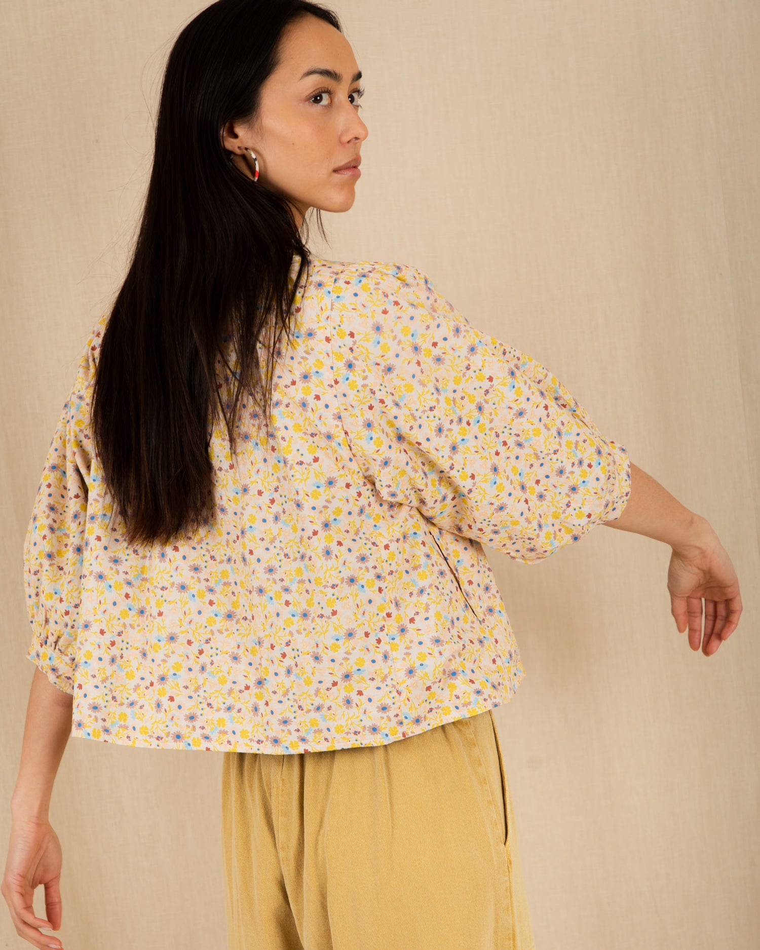 Vida Reversible Jacket - Navy/Lemon Zest