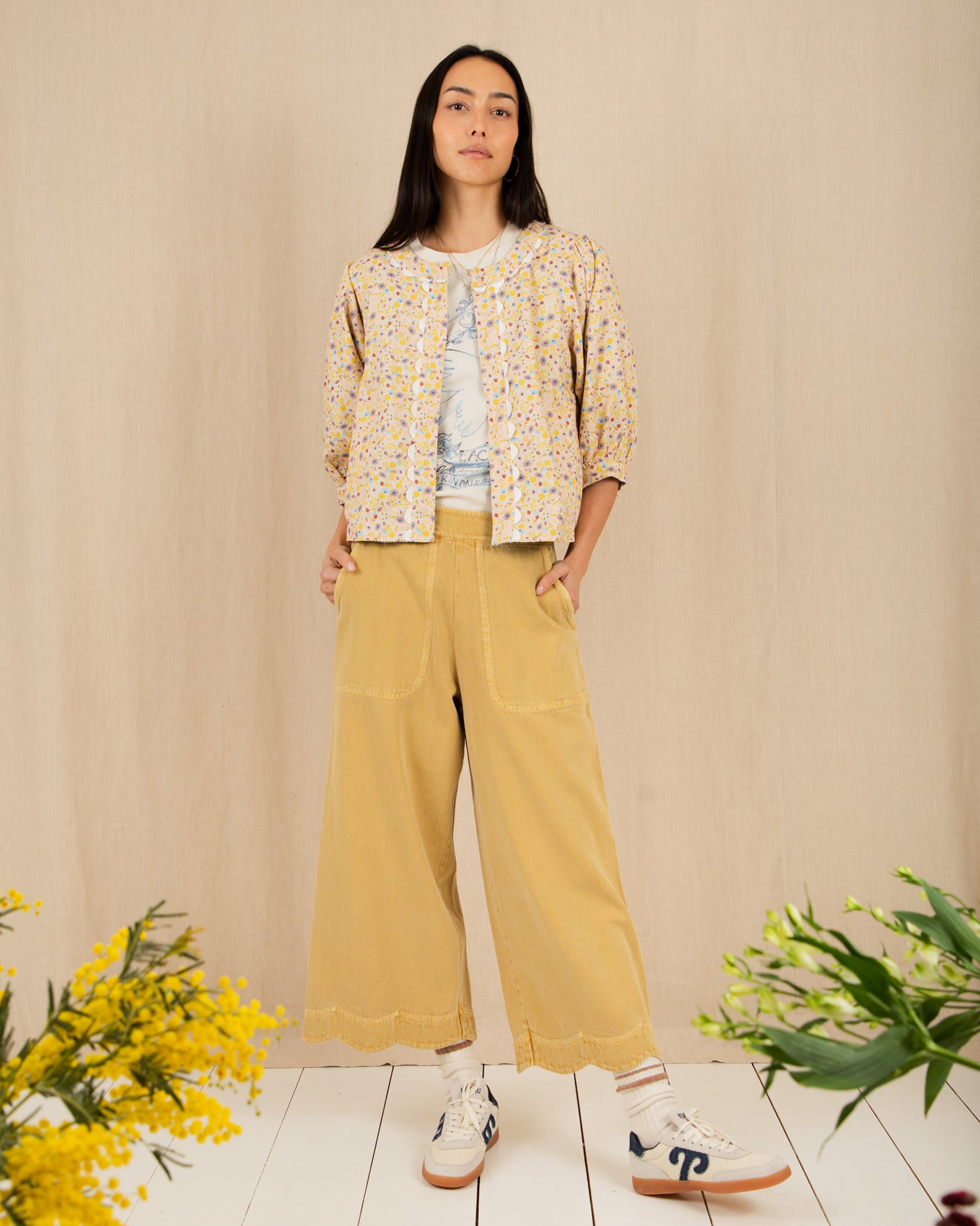 Vida Reversible Jacket - Navy/Lemon Zest