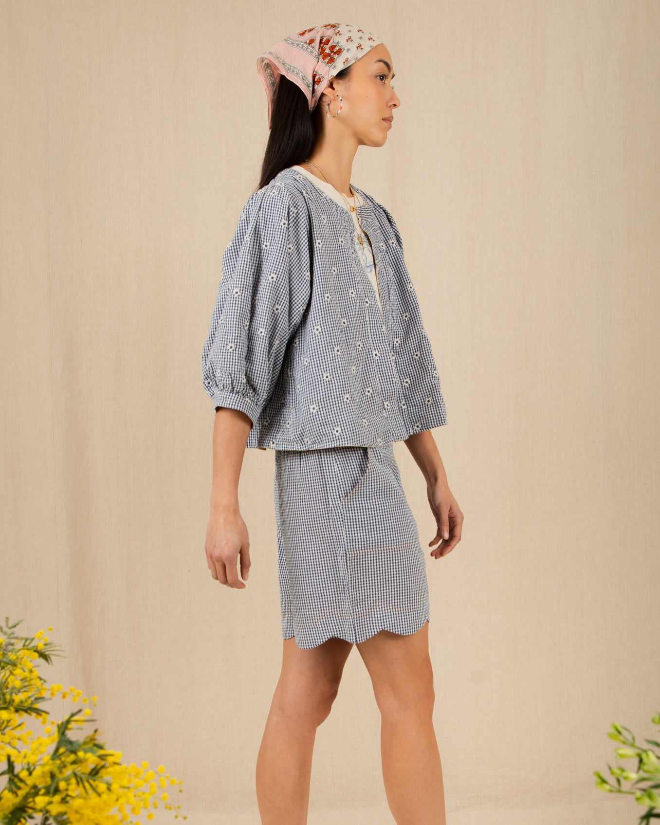 Vida Reversible Jacket - Navy/Lemon Zest