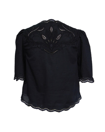 Vinetta Top - Onyx Black
